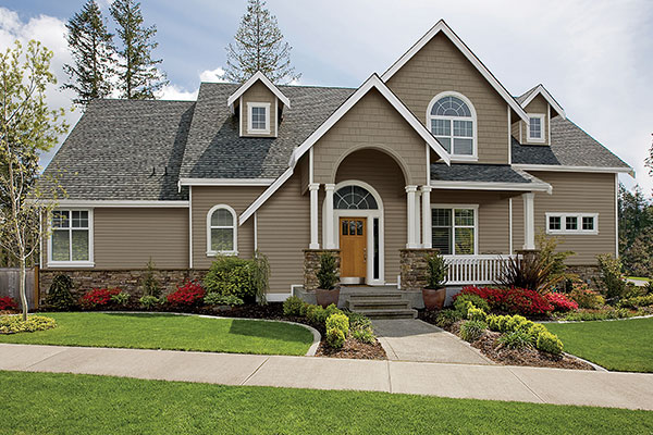 House with Extended Length Siding